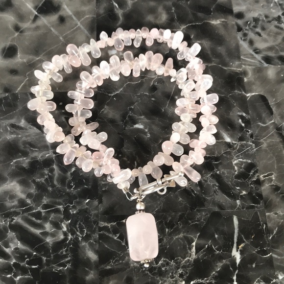 Silpada Jewelry - Light pink stone Silpada wrap bracelet